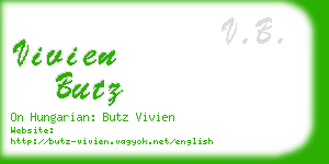 vivien butz business card